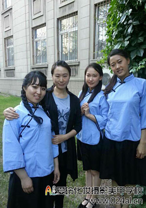 参加辽大学生微电影拍摄